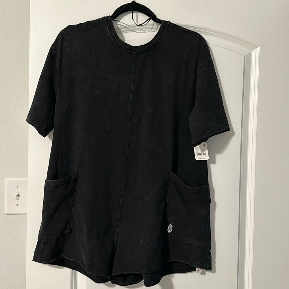 Free People Hot Shot Tee Romper